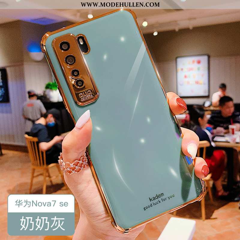 Hülle Huawei P40 Lite 5g Silikon Schutz Alles Inklusive Handy Weiche Kreativ Case Grün