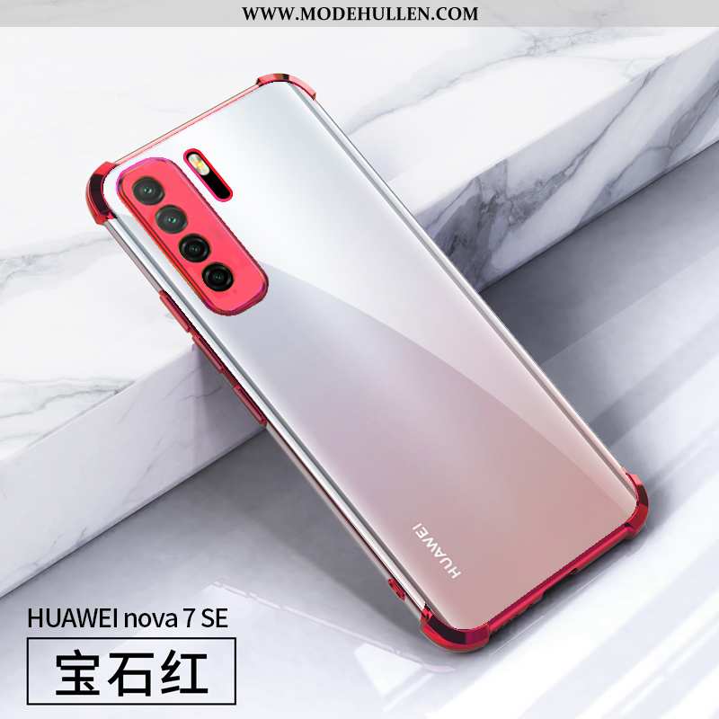 Hülle Huawei P40 Lite 5g Trend Weiche Netto Rot Kreativ Alles Inklusive Überzug Handy Rote
