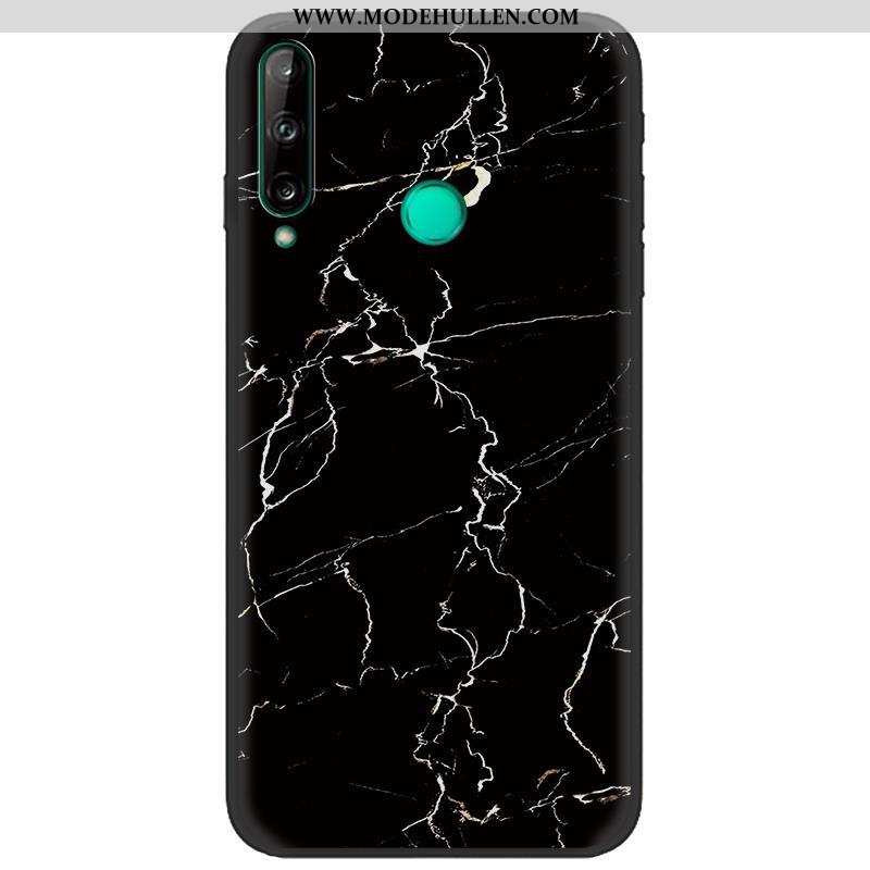 Hülle Huawei P40 Lite E Karikatur Weiche Handy Pu Kreativ Schwarz Weiße