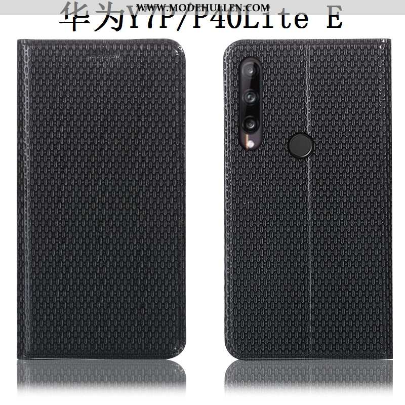 Hülle Huawei P40 Lite E Lederhülle Muster Alles Inklusive Folio Anti-sturz Handy Braun