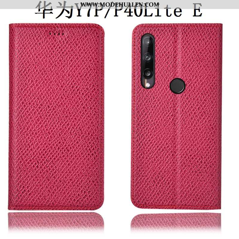 Hülle Huawei P40 Lite E Muster Schutz Alles Inklusive Anti-sturz Folio Case Handy Dunkelblau