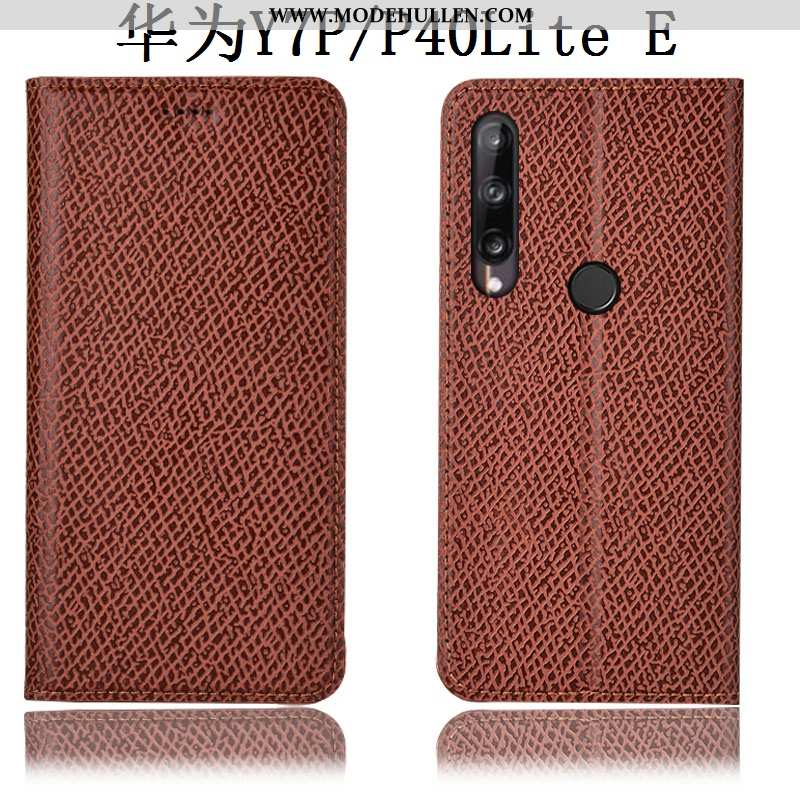 Hülle Huawei P40 Lite E Muster Schutz Alles Inklusive Anti-sturz Folio Case Handy Dunkelblau