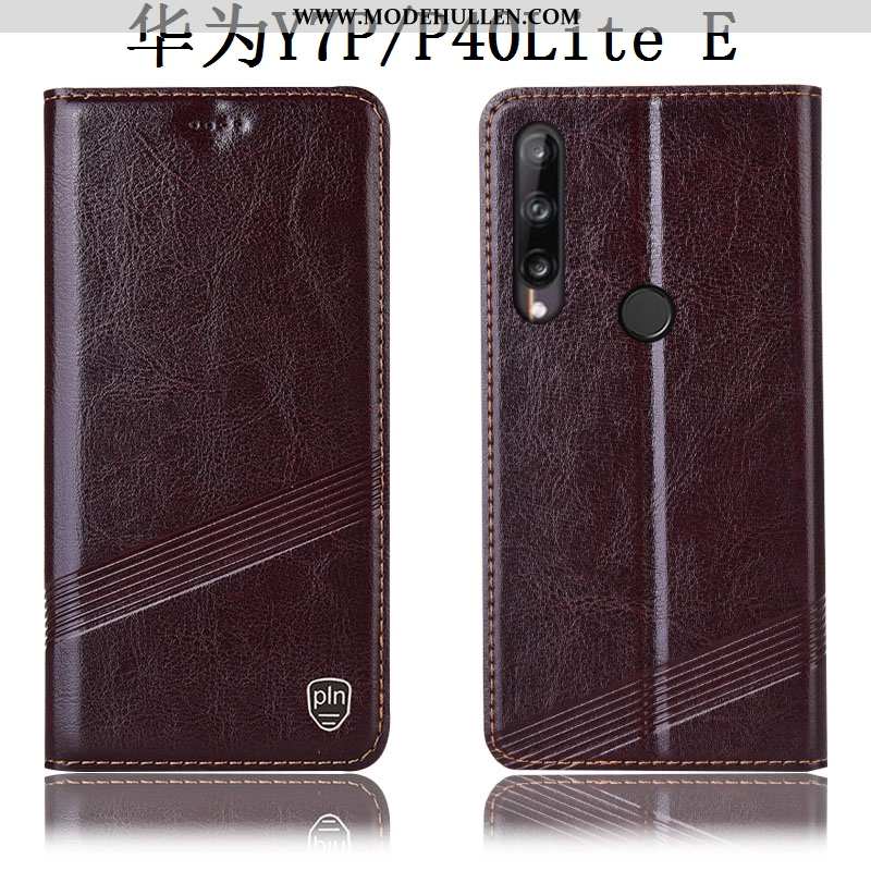 Hülle Huawei P40 Lite E Muster Schutz Schwarz Anti-sturz Folio Case Alles Inklusive