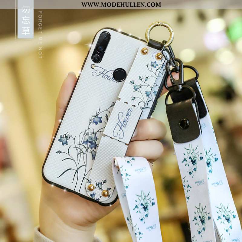 Hülle Huawei P40 Lite E Trend Silikon Alles Inklusive Handy Case Weiß Weiße