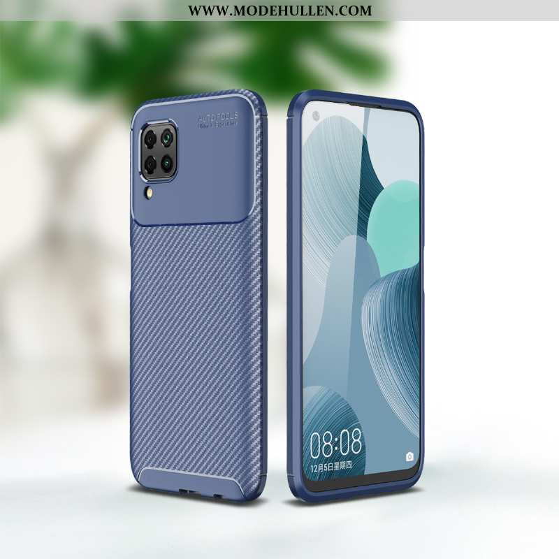 Hülle Huawei P40 Lite Weiche Zubehör Schutz Schwarz Case Handy