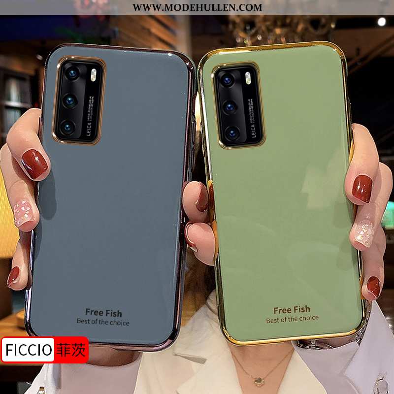 Hülle Huawei P40 Luxus Trend Handy Alles Inklusive Silikon Grau