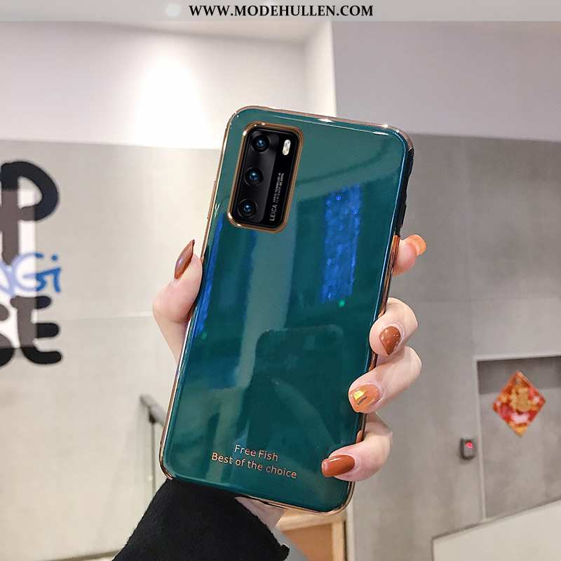 Hülle Huawei P40 Luxus Trend Handy Alles Inklusive Silikon Grau