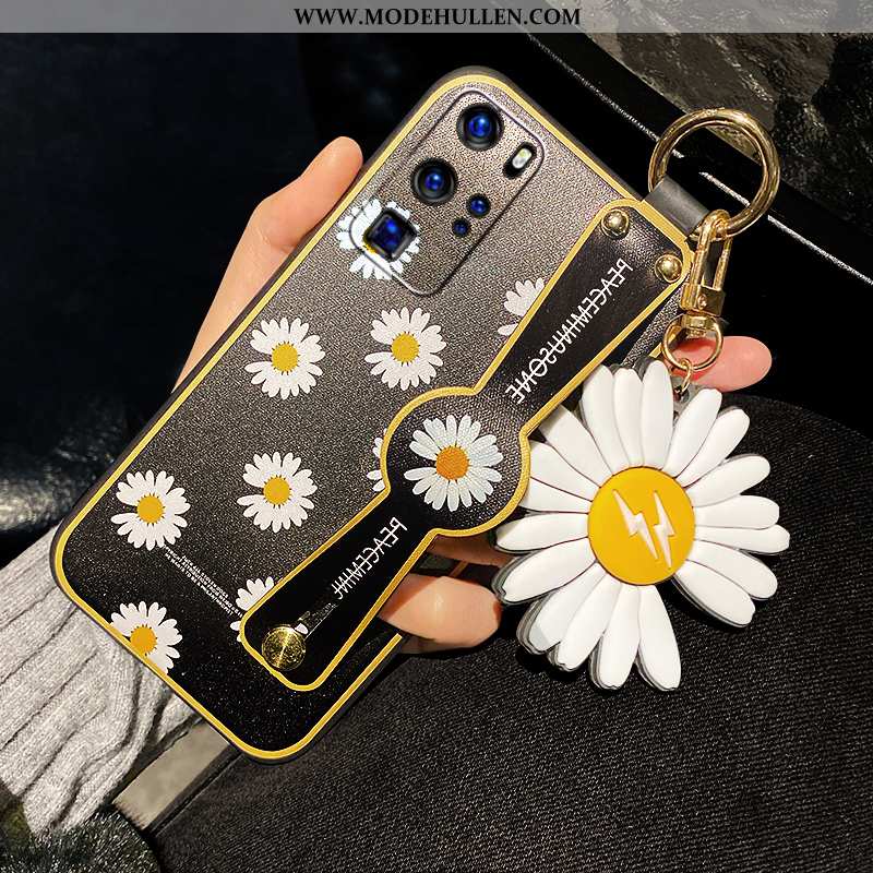 Hülle Huawei P40 Pro Hängende Verzierungen Persönlichkeit Chrysanthemes Dünne Super Anti-sturz Lila