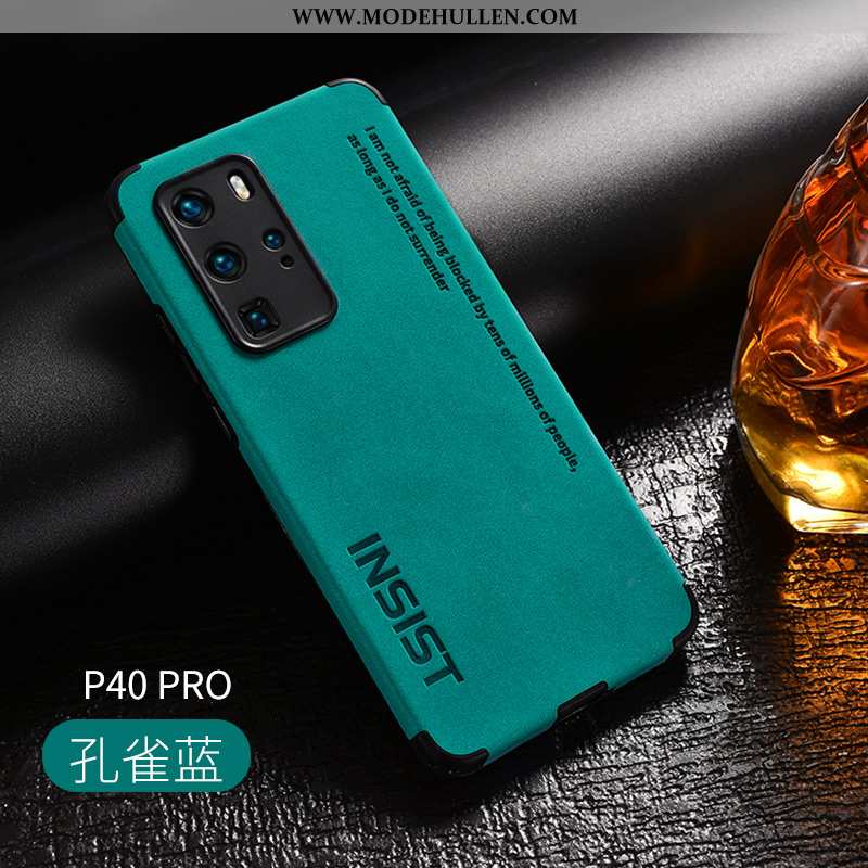 Hülle Huawei P40 Pro Nubuck Kreativ Dünne Qualität Schutz Anti-sturz Schwarz