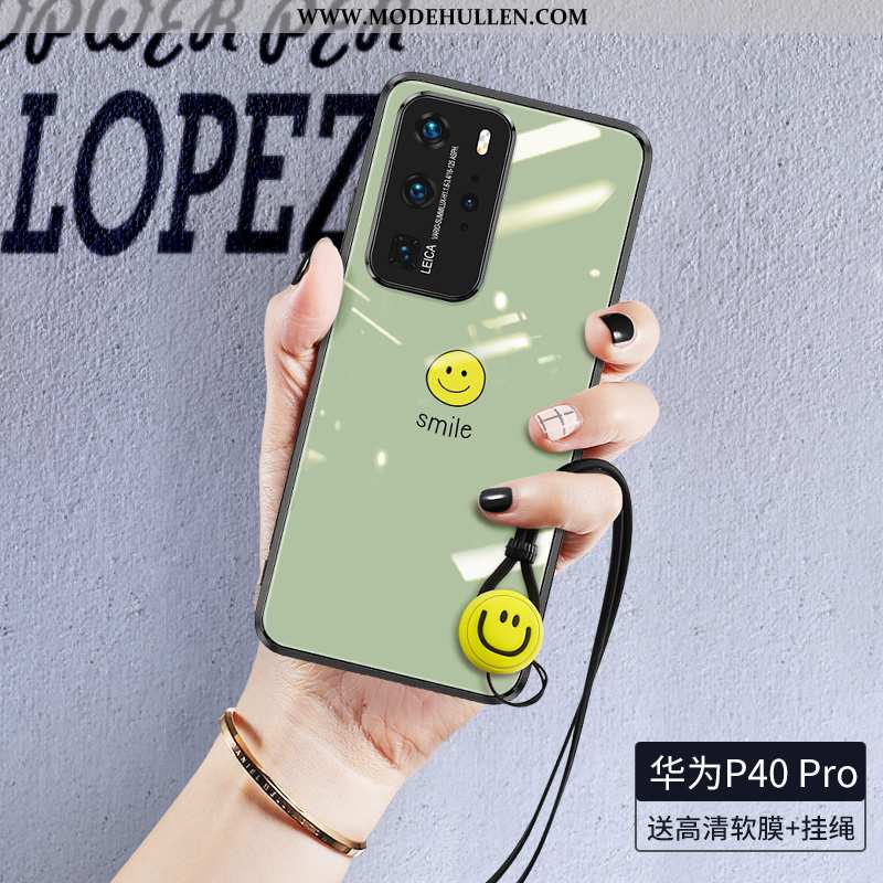 Hülle Huawei P40 Pro Persönlichkeit Kreativ Grün Case Trend Alles Inklusive