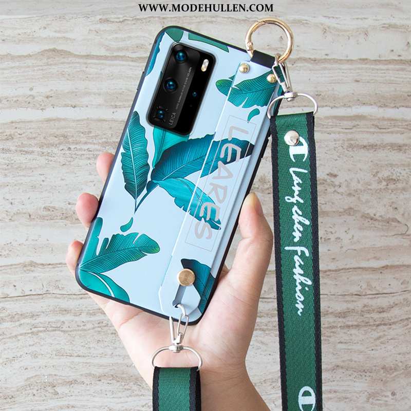 Hülle Huawei P40 Pro Persönlichkeit Retro Case Mini Einfassung Silikon Weiße