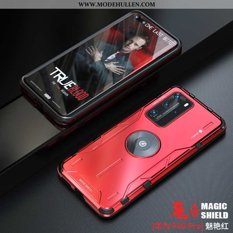 Hülle Huawei P40 Pro Schutz Silikon Alles Inklusive Handy Anti-sturz Case Lila