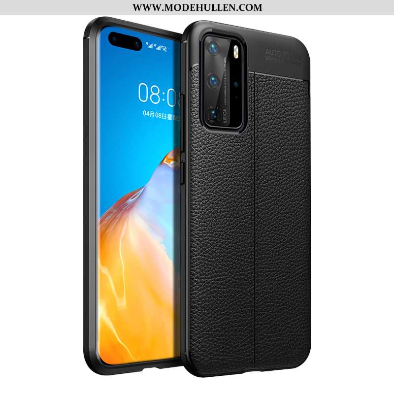 Hülle Huawei P40 Pro Trend Silikon High-end Schutz Schwarz Anti-sturz Kreativ