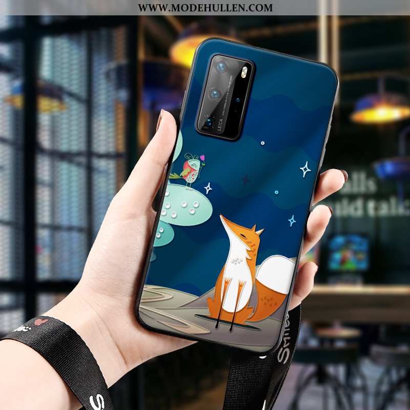 Hülle Huawei P40 Pro Trend Super Kreativ Europa Karikatur Alles Inklusive Dünne Gelbe