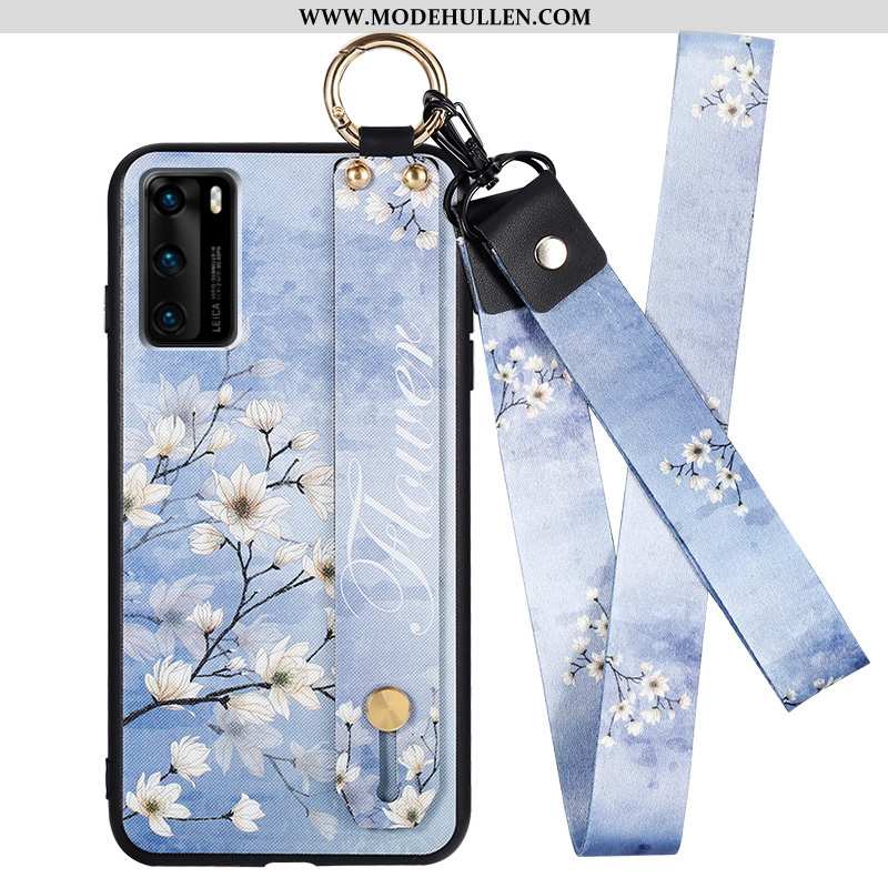 Hülle Huawei P40 Schutz Persönlichkeit Super Blau Kreativ Silikon Case