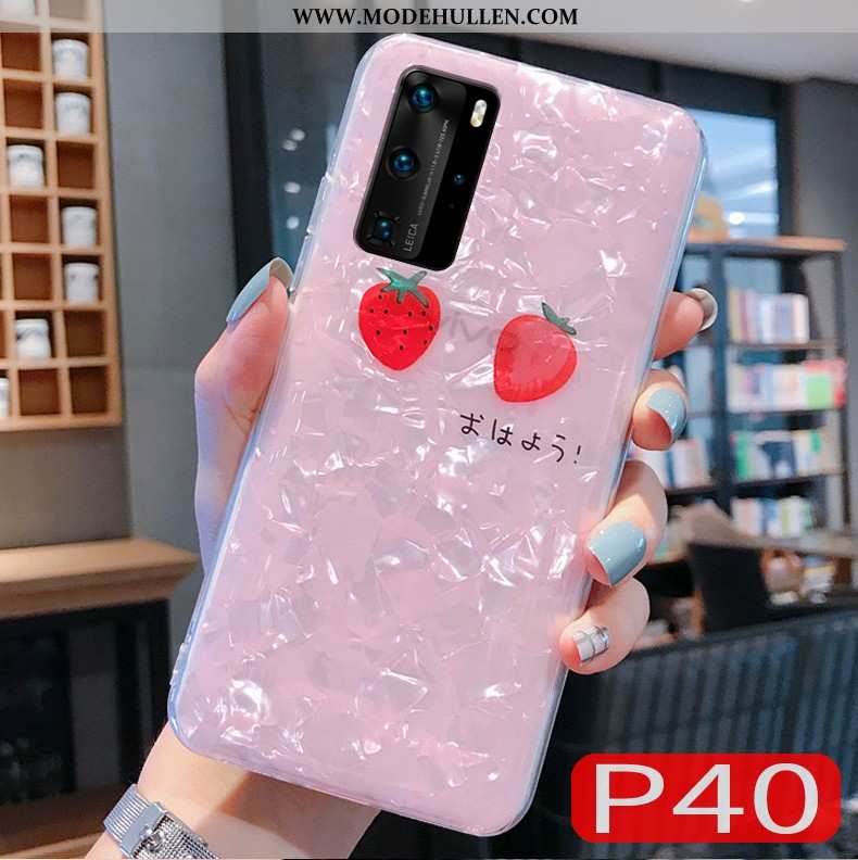 Hülle Huawei P40 Silikon Schutz Alles Inklusive Anti-sturz Neu Rosa