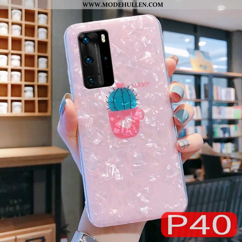 Hülle Huawei P40 Silikon Schutz Alles Inklusive Anti-sturz Neu Rosa