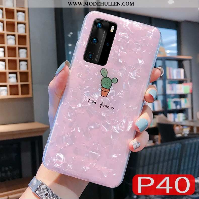 Hülle Huawei P40 Silikon Schutz Alles Inklusive Anti-sturz Neu Rosa