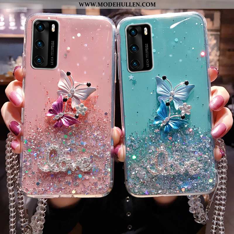Hülle Huawei P40 Weiche Persönlichkeit Rosa Pulver Alles Inklusive Temperieren