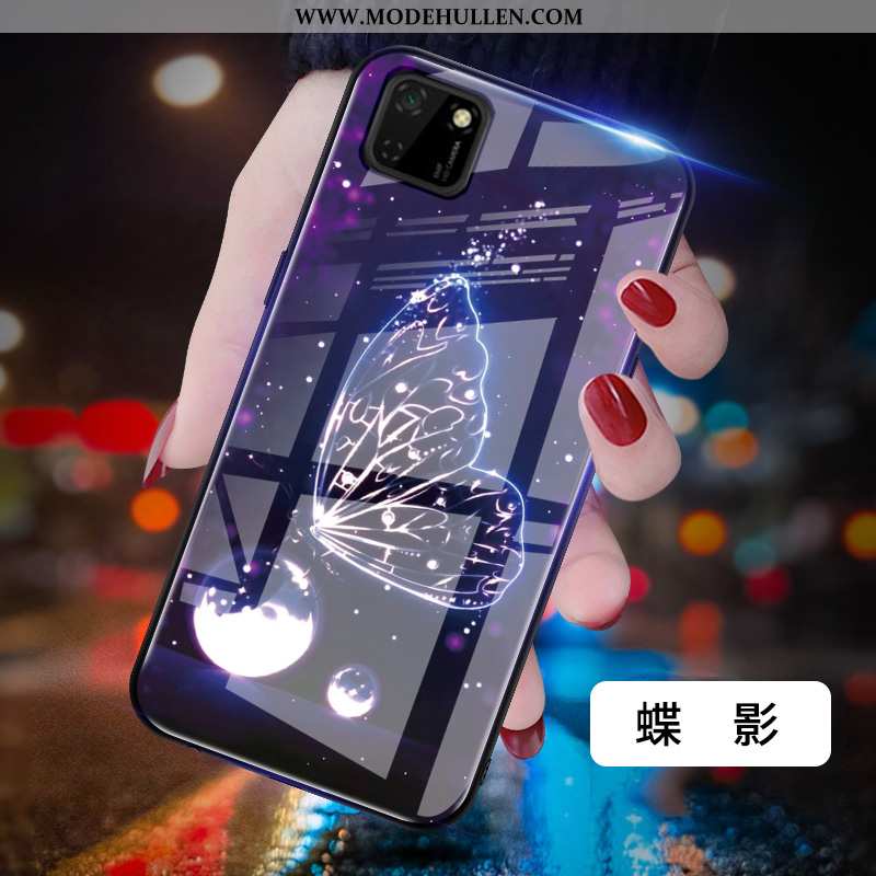 Hülle Huawei Y5p Trend Schutz Karikatur Kreativ Netto Rot Mode Handy Blau