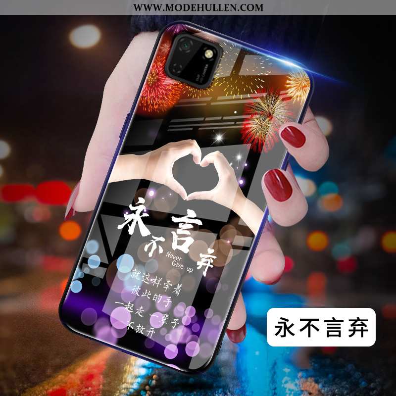 Hülle Huawei Y5p Trend Schutz Karikatur Kreativ Netto Rot Mode Handy Blau