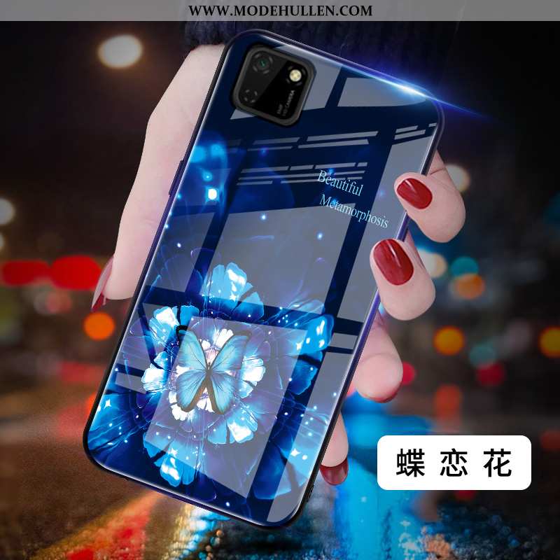 Hülle Huawei Y5p Trend Schutz Karikatur Kreativ Netto Rot Mode Handy Blau