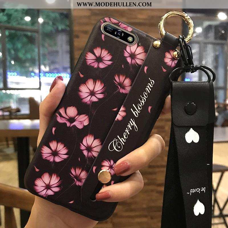 Hülle Huawei Y6 2020 Kreativ Weiche Rosa Frisch Hängende Verzierungen Schutz