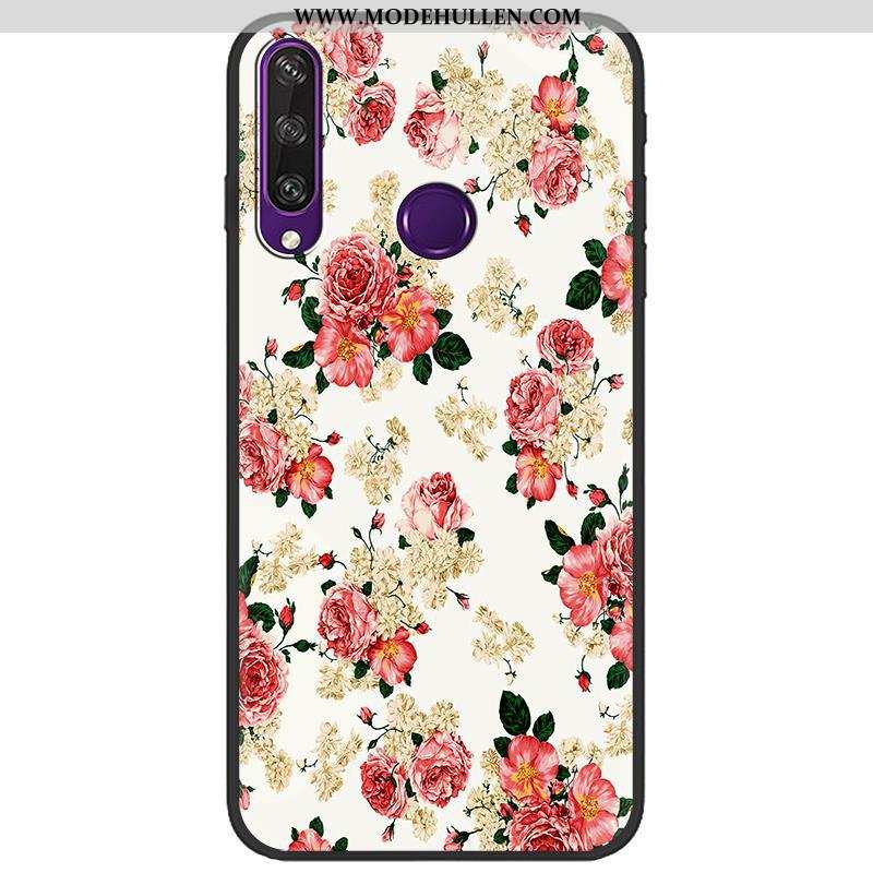 Hülle Huawei Y6p Karikatur Weiche Handy Rosa Case Schutz