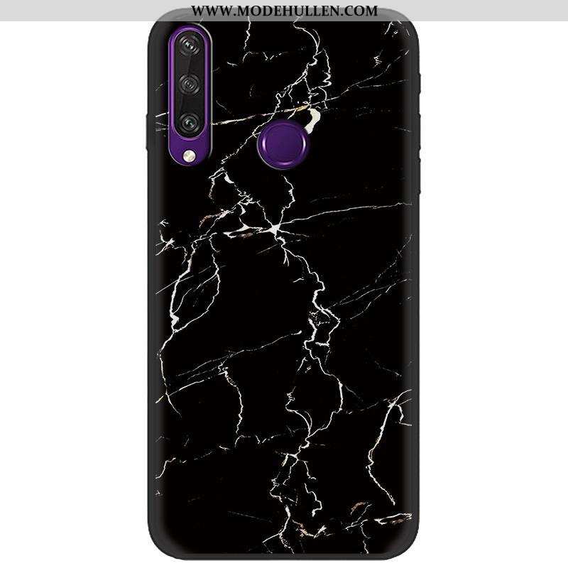 Hülle Huawei Y6p Karikatur Weiche Handy Rosa Case Schutz