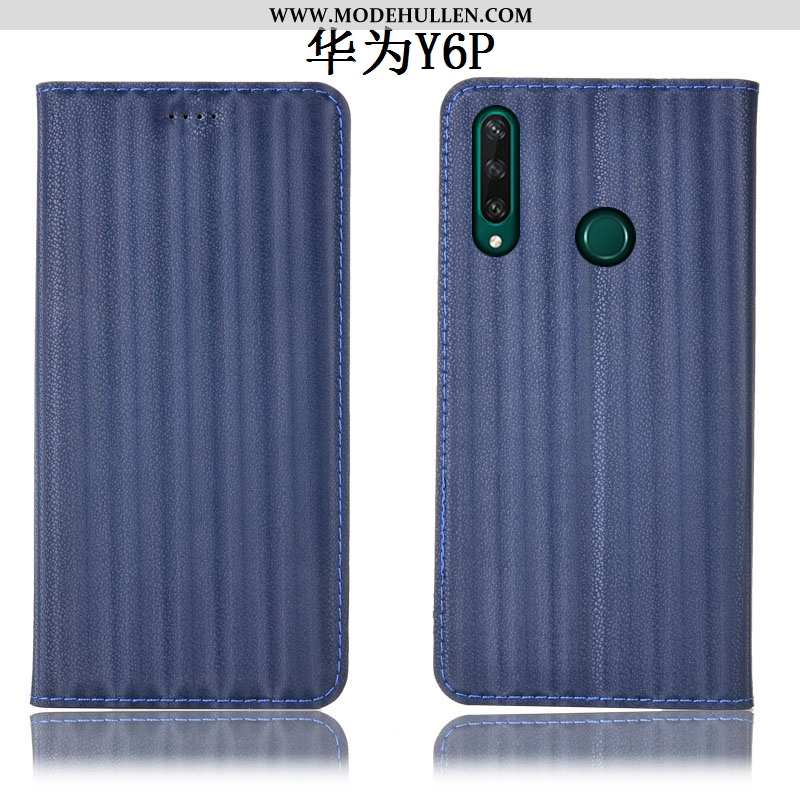 Hülle Huawei Y6p Muster Schutz Handy Lila Anti-sturz Case