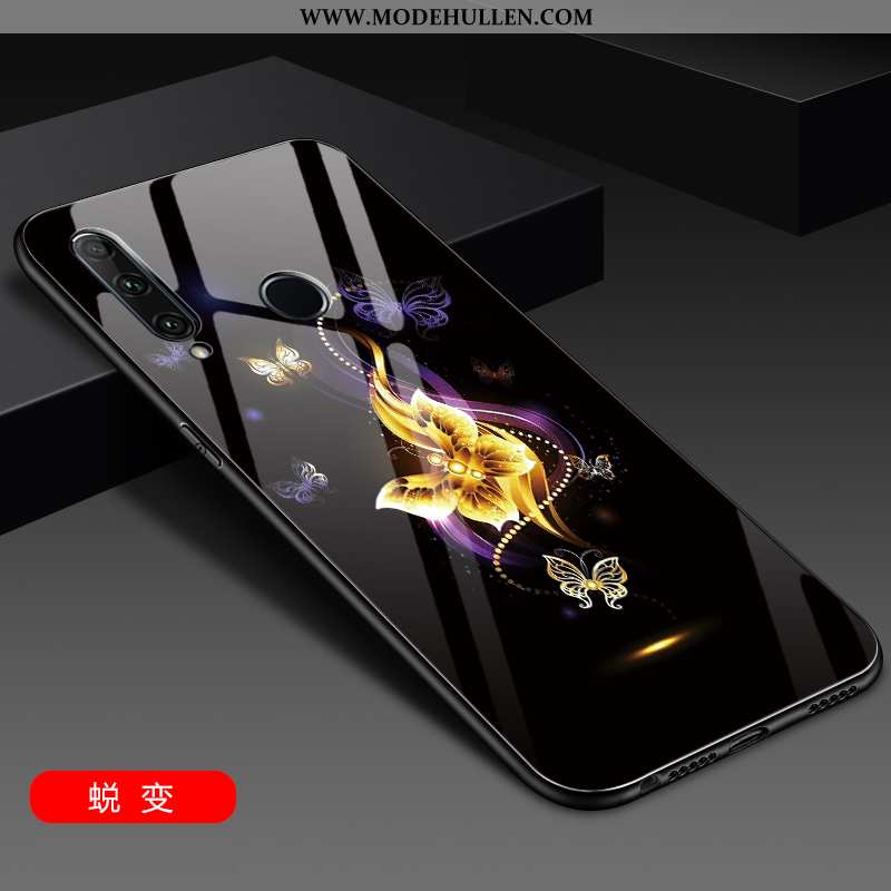 Hülle Huawei Y6p Super Dünne Anti-sturz Einfassung Schwer Netto Rot Handy Lila