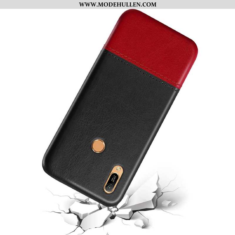 Hülle Huawei Y6s Schutz Mode Case Handy Anti-sturz Business Army Grün