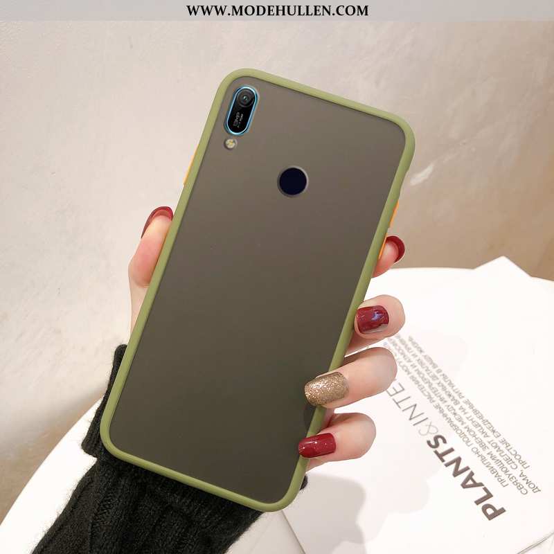 Hülle Huawei Y6s Schutz Silikon Case Handy Anti-sturz Rot Case Rote