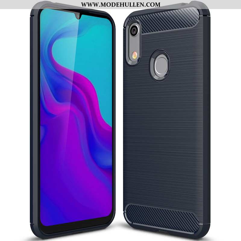 Hülle Huawei Y6s Silikon Schutz Handy Weiche Case Schwarz