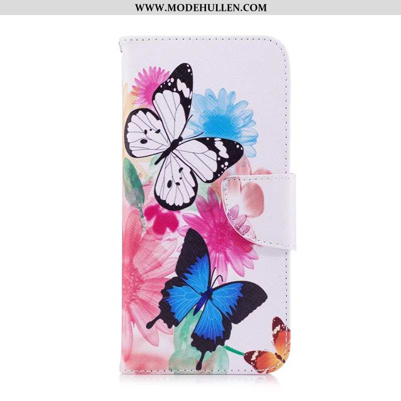 Hülle Huawei Y7 2020 Lederhülle Schutz Handy Farbe Case 2020 Bunte