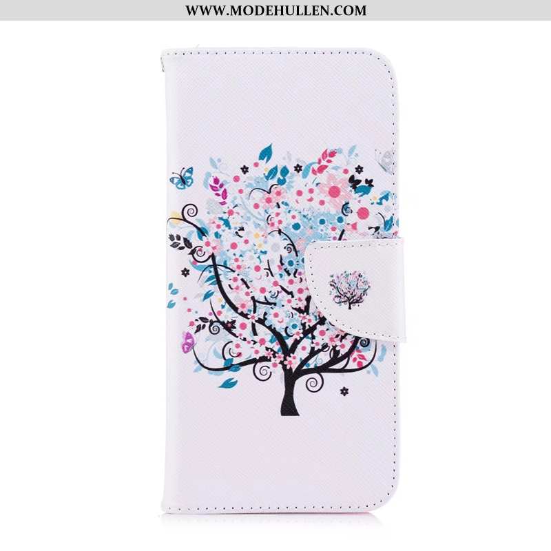 Hülle Huawei Y7 2020 Lederhülle Schutz Handy Farbe Case 2020 Bunte