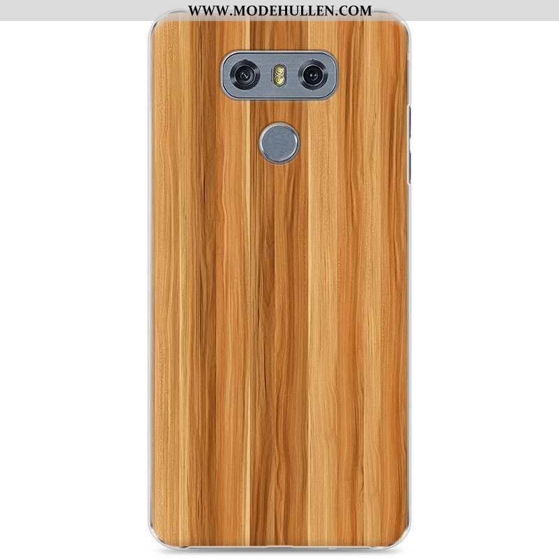 Hülle Lg G6 Aus Holz Schutz Muster Anti-sturz Schwer Einfach Neu Dunkelblau