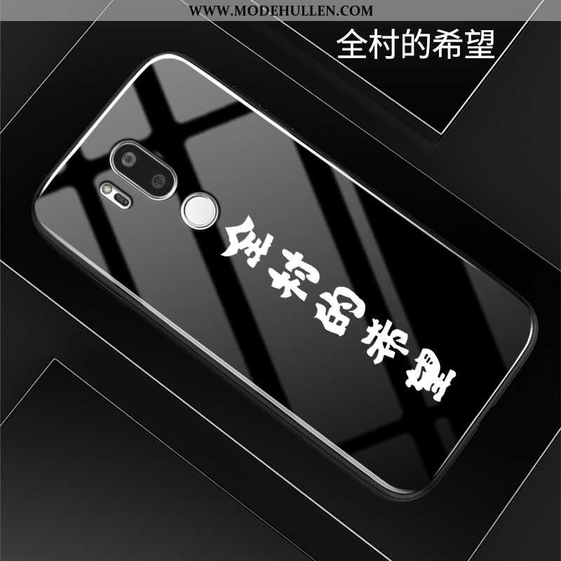 Hülle Lg G7 Thinq Glas Mode Einfassung Handy Silikon Anti-sturz Schutz Rosa