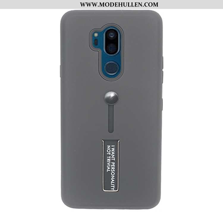 Hülle Lg G7 Thinq Kreativ Silikon Case Halterung Gold Handy Ring Unsichtbar