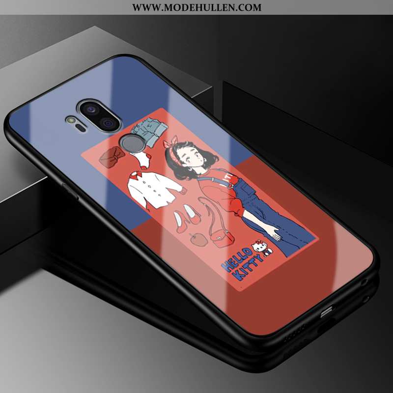 Hülle Lg G7 Thinq Mode Persönlichkeit Kreativ Silikon Case Glas Grün