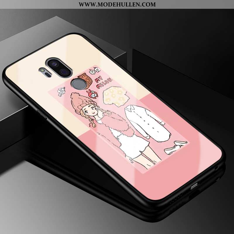 Hülle Lg G7 Thinq Mode Persönlichkeit Kreativ Silikon Case Glas Grün