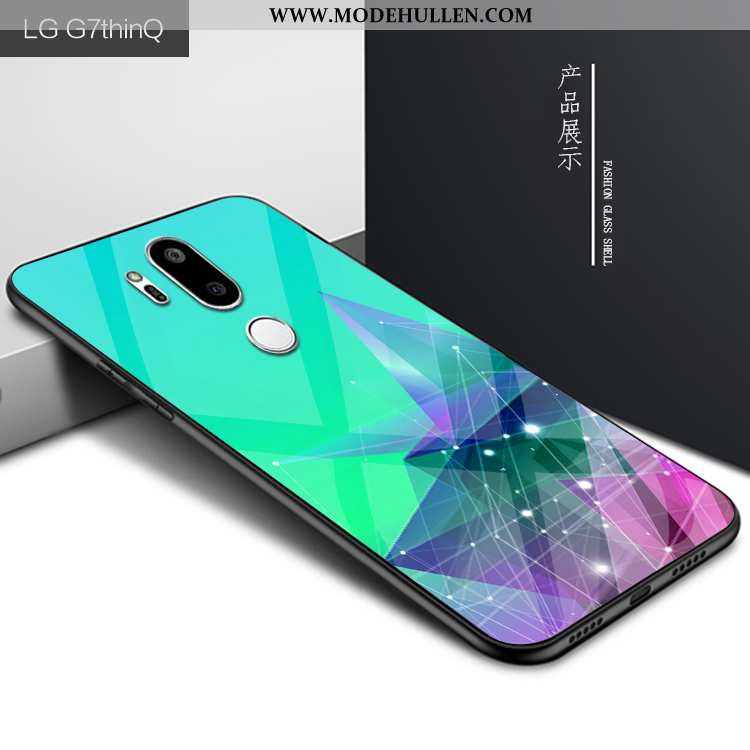 Hülle Lg G7 Thinq Persönlichkeit Kreativ Lila Mode Glas Schutz