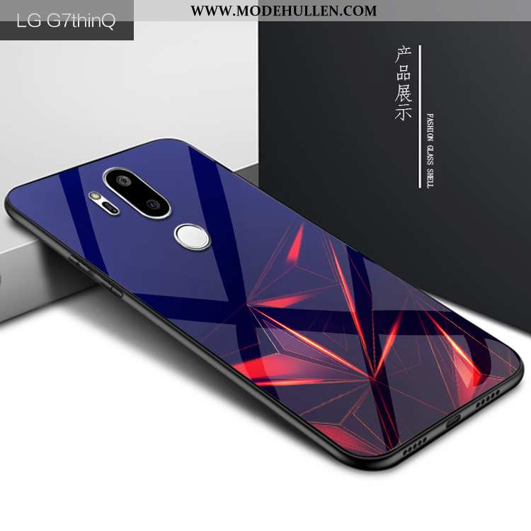 Hülle Lg G7 Thinq Persönlichkeit Kreativ Lila Mode Glas Schutz