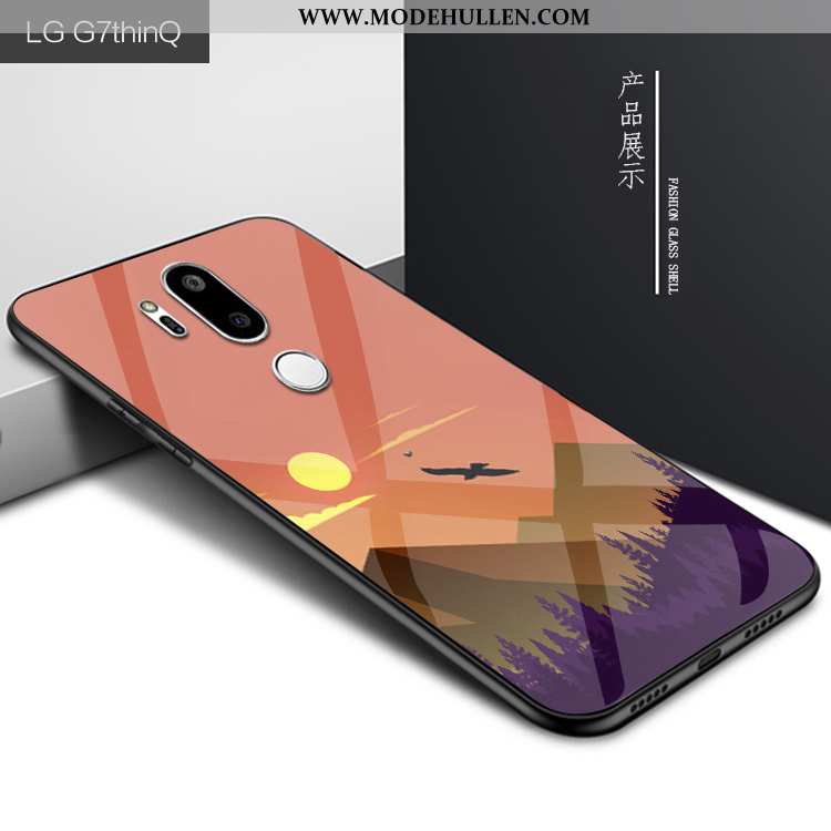 Hülle Lg G7 Thinq Persönlichkeit Schutz Handy Case Glas Lila