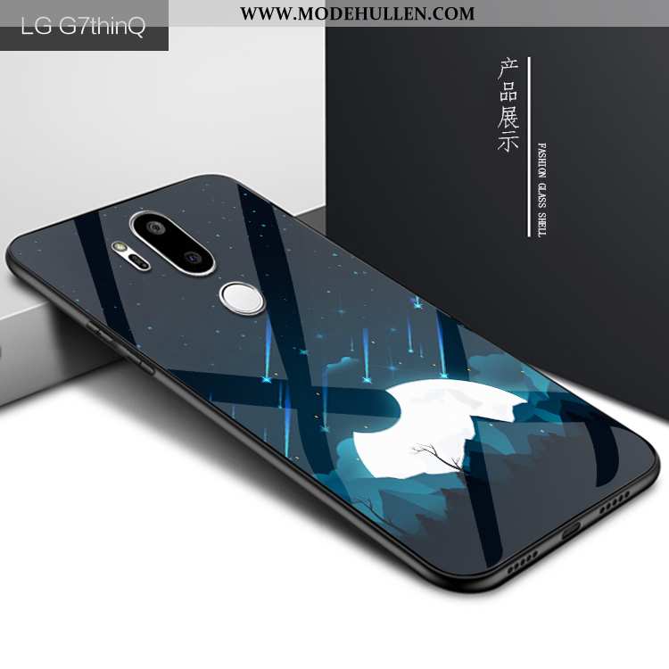 Hülle Lg G7 Thinq Persönlichkeit Schutz Handy Case Glas Lila