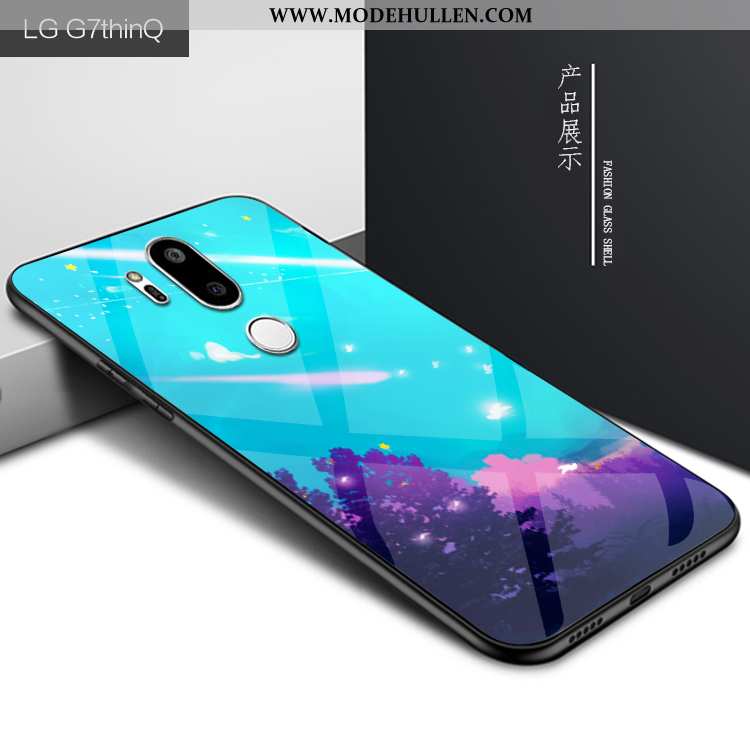 Hülle Lg G7 Thinq Persönlichkeit Schutz Handy Case Glas Lila