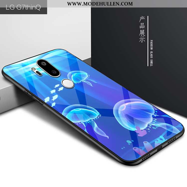 Hülle Lg G7 Thinq Persönlichkeit Schutz Handy Case Glas Lila