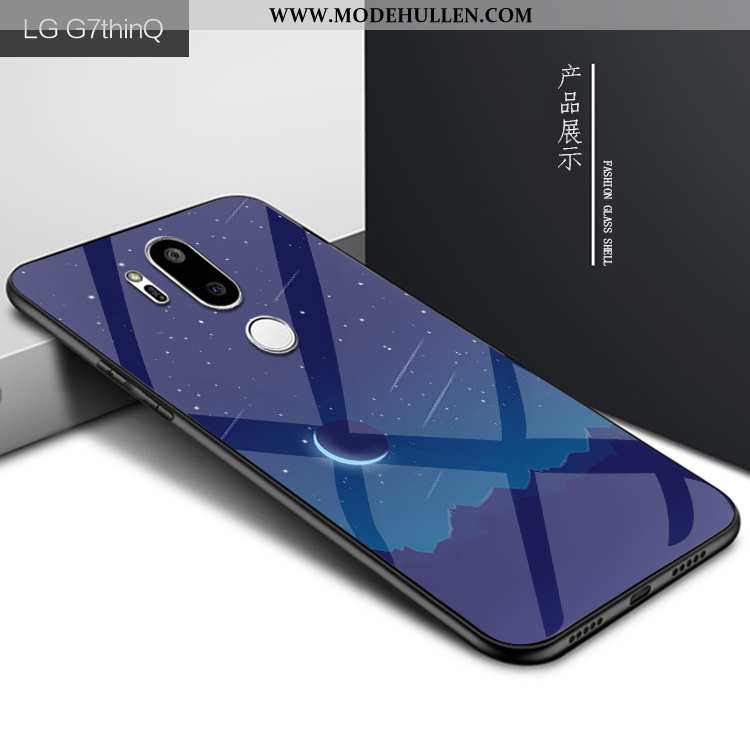 Hülle Lg G7 Thinq Persönlichkeit Schutz Handy Case Glas Lila