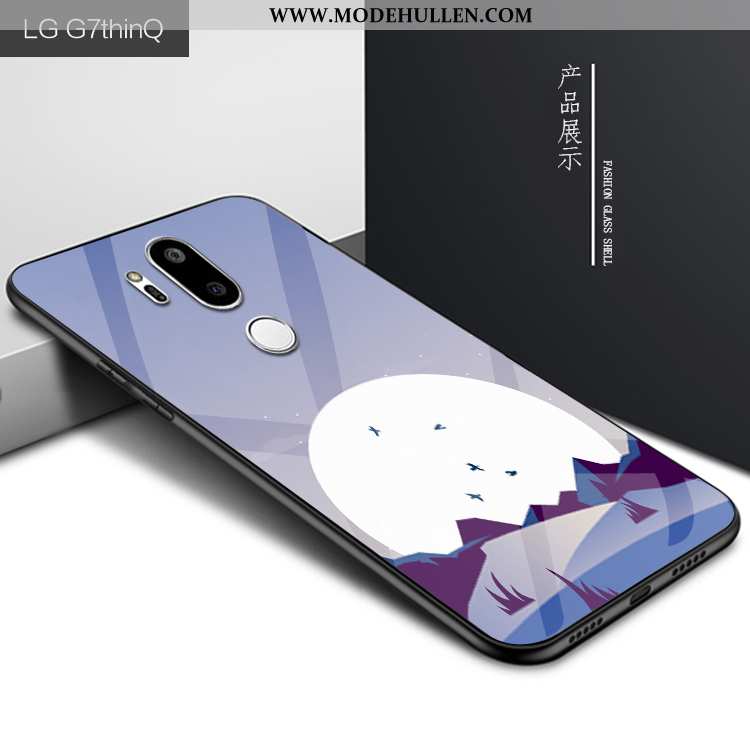 Hülle Lg G7 Thinq Persönlichkeit Schutz Handy Case Glas Lila