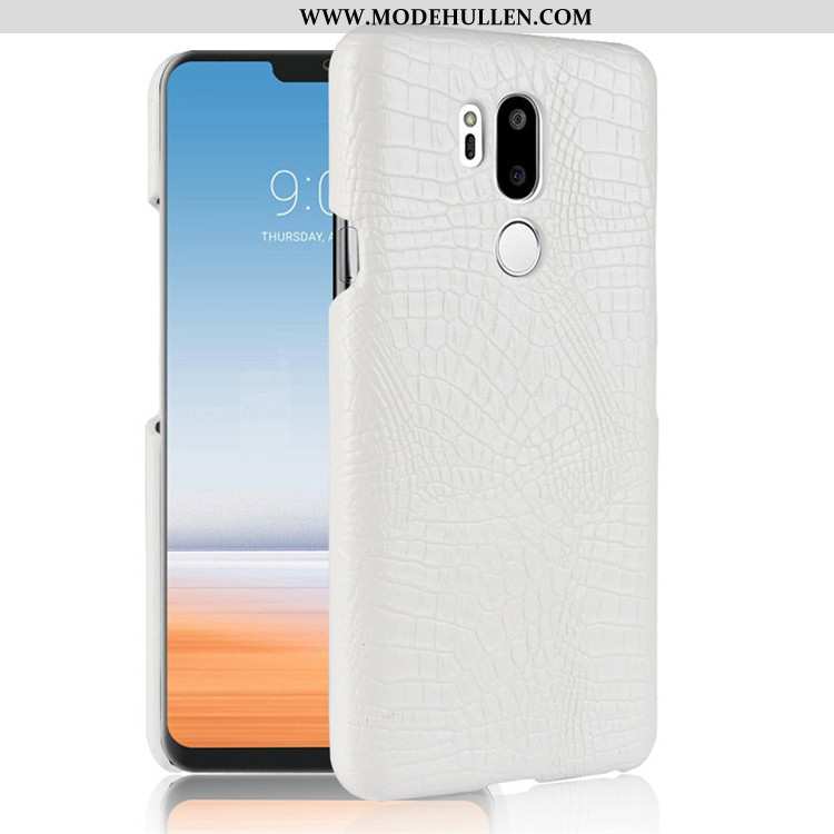 Hülle Lg G7 Thinq Retro Leder Anti-sturz Dunkelblau Case Handy